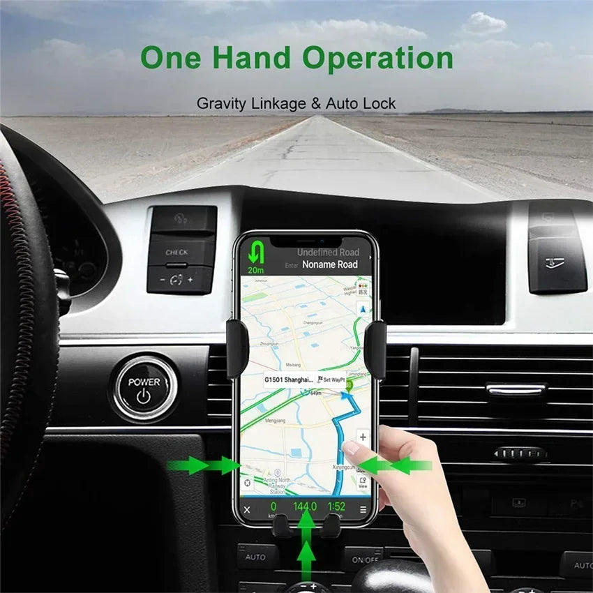 30W Wireless Chargers Fast Car For iPhone 16 15 14 13 12 Pro XS Max XR Samsung Xiaomi Wireless Charging Phone Car Holder Charger