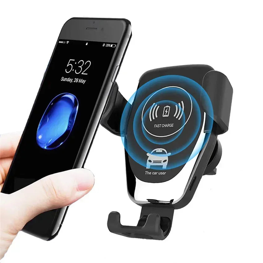 30W Wireless Chargers Fast Car For iPhone 16 15 14 13 12 Pro XS Max XR Samsung Xiaomi Wireless Charging Phone Car Holder Charger