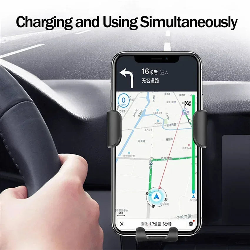 30W Wireless Chargers Fast Car For iPhone 16 15 14 13 12 Pro XS Max XR Samsung Xiaomi Wireless Charging Phone Car Holder Charger
