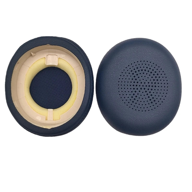 1Pair Leather Ear Pads for Jabra 45H Evolve2 65 Headphone Elastic Foam Earpads Ear Pads Sponge Cushion Replacement P9JD