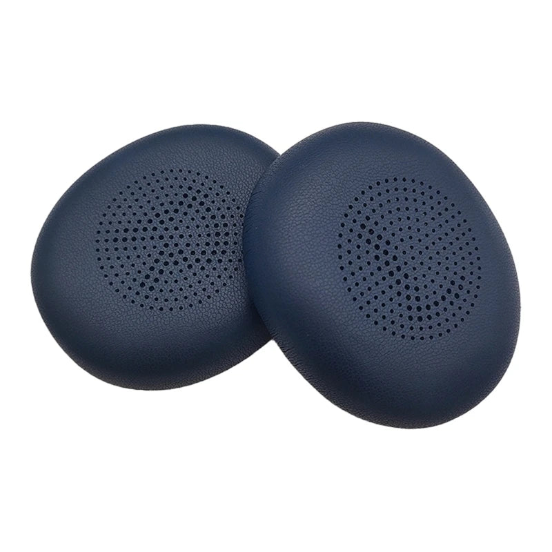 1Pair Leather Ear Pads for Jabra 45H Evolve2 65 Headphone Elastic Foam Earpads Ear Pads Sponge Cushion Replacement P9JD