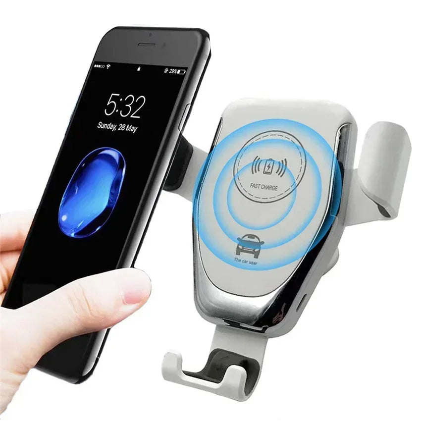 30W Wireless Chargers Fast Car For iPhone 16 15 14 13 12 Pro XS Max XR Samsung Xiaomi Wireless Charging Phone Car Holder Charger